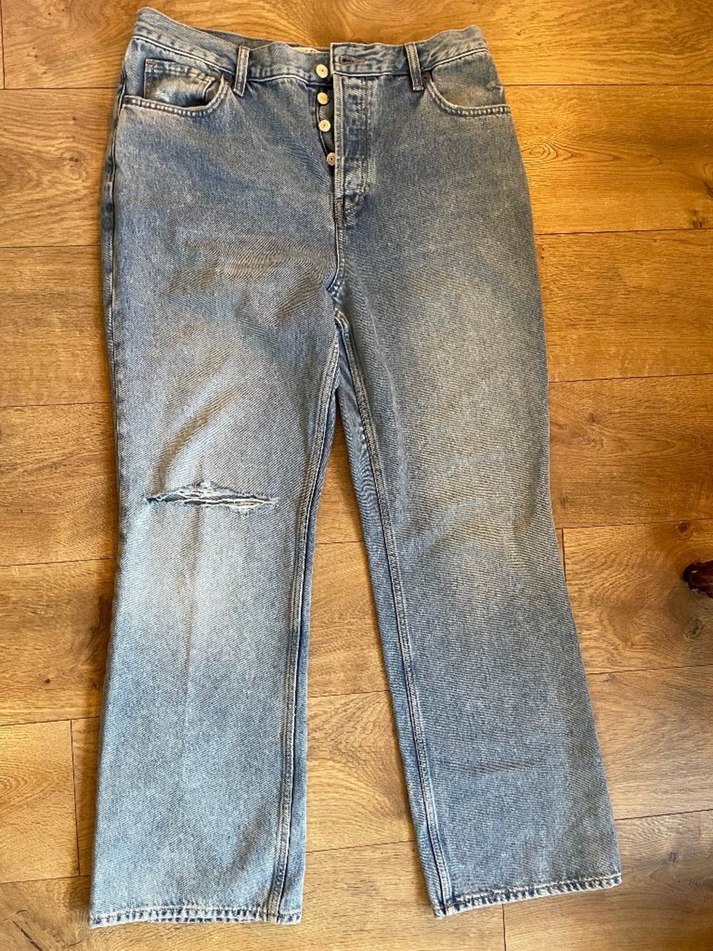 We the Free Button Fly Denim